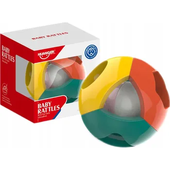 Hračka pro kojence CHRRASTÍTKO ZVONÍCÍ MÍČ KOULE SMART INTERAKTIVNÍ