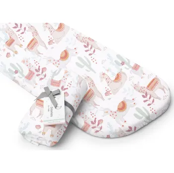 Prostěradlo ColorStories - Prostěradlo do korbičky kočárku - Llamas