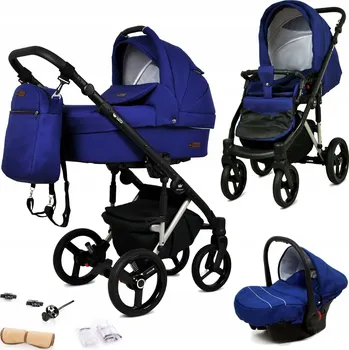 Kočárek BabyLux Dětský kočárek 3v1 UZO ALU (hluboký, sportovní a autosedačka)