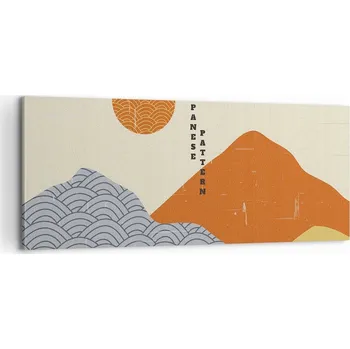 Obraz Foto obraz na plátně 100x40 Asijský obývací pokoj ložnice na zeď velký