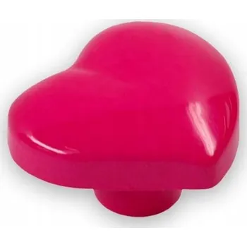 Nábytkové kování Nábytková úchytka SIRO H117-36A51V2 růžové srdíčko (bal. 2 ks) 1 KS = 0,5