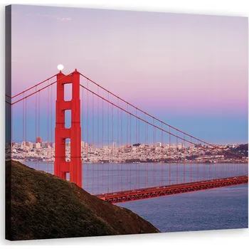 Obraz OBRAZ NA PLÁTNĚ Město Mosty Architektura 60x60