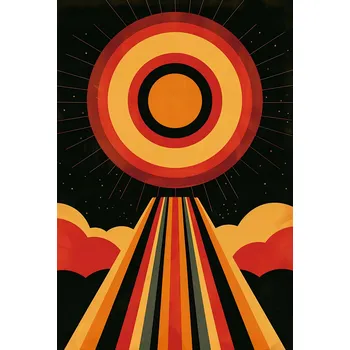 Plakát Plakát Paprsky Vitality bez rámu 61 x 90,5 cm