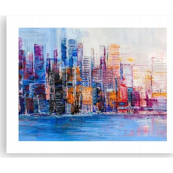 Obraz Obraz plakát na zeď bez rámu 50x40 město foto plakáty obývací pokoj ložnice