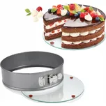 Forma na dort rozkládací DELÍCIA 24 cm, se skleněným dnem