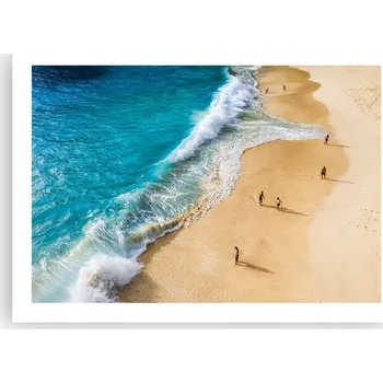 Obraz Plakát bez rámu do obýváku ložnice 70x50 pláž moderní módní obraz