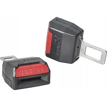 autokoberec Přeska bezpečnostního pásu dvojtá STOP ALARM 2ks