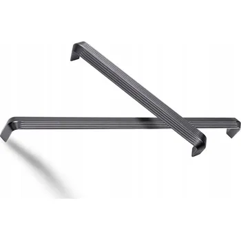 Nábytkové kování Nábytková úchytka VIEFE 0459 LINES 160 mm černá