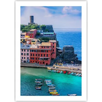 Obraz Plakát bez rámu do obýváku, ložnice 50x70 Liguria moderní, módní obraz