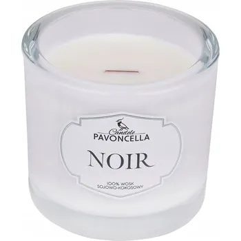 Svíčka VOŇAVÁ SVÍČKA SÓJOVÁ NOIR BÍLÁ 170G PAVONCELLA