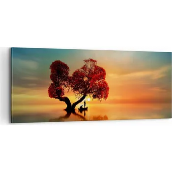 Obraz Foto obraz na plátně 100x40 krajina obývací pokoj ložnice na zeď velký