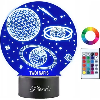 Lampička Plexido vícebarevná Noční lampa