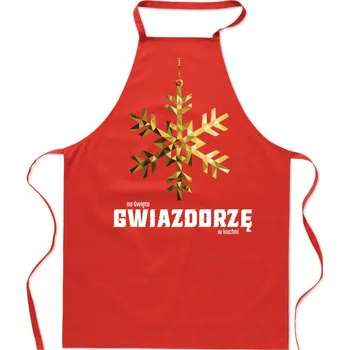 Kuchyňská zástěra KUCHYŇSKÁ ZÁSTĚRA S VTIPNÝM S POTISKEM - V KUCHYNI U HVĚZDY - dárek
