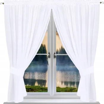 Hotová záclona 150x300, voál záclony, bílé záclony lapač snů , kokon