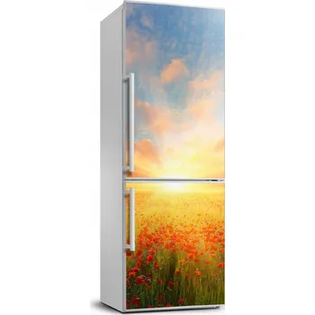 Fototapeta Samolepka Tapeta na lednici Krajina Makové pole