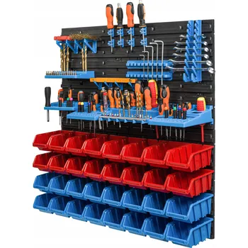 Obraz Dílenská tabule na nářadí 77x78 cm s 32 boxy