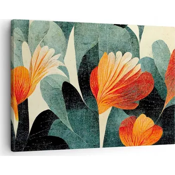 Obraz Obraz na plátně do obýváku ložnice 70x50 botanika foto obrazy na zeď
