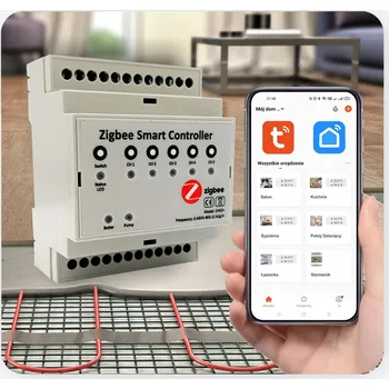 Termostat Zigbee Plus Regulátor podlahového topení - 5 zón