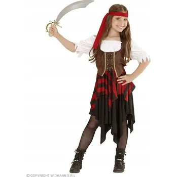 Karnevalový kostým Kostým Pirátka Hrdá Kostým Korsárky Lupičky Velikost 140
