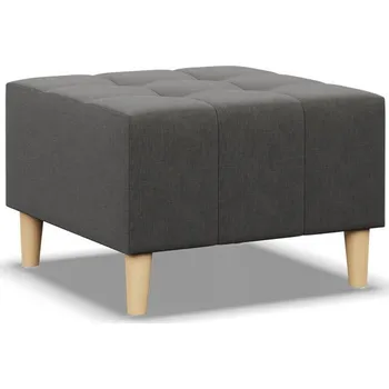 Taburet Podnožka ELMA 70x70 tmavě šedá