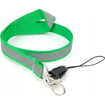 Šňůrka na telefon zelená