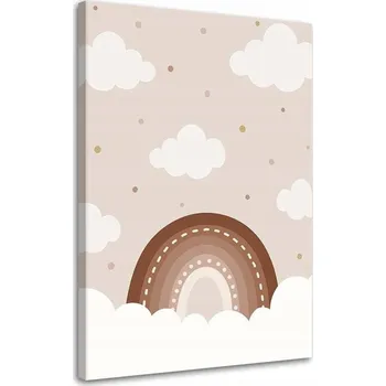 Obraz OBRAZ NA PLÁTNĚ OBLÁČKY NAD DUHOU 40x60
