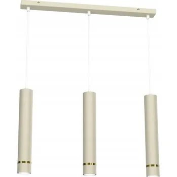 ZÁVĚSNÉ STROPNÍ SVÍTIDLO BÉŽOVÉ ZLATO | JOCKEY TUBA x3 GU10