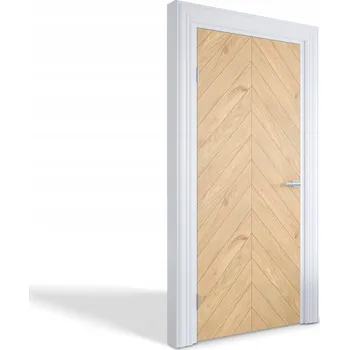 Fototapeta Samolepící nálepka na dveře skříně Jedle dřevěná 95x205 cm