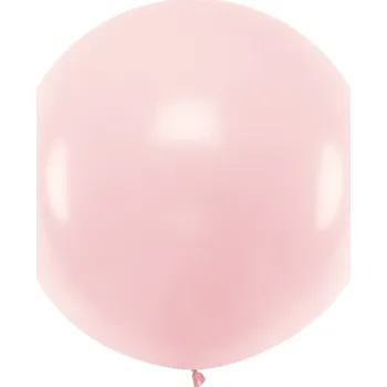 Balónek Kulatý balónek, obří, pastelově světle Pink