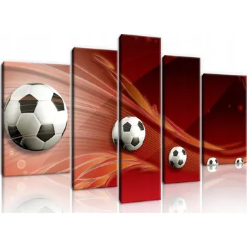 Obraz OBRAZ NA PLÁTNĚ CANVAS 170x100 FOTBALOVÝ MÍČ