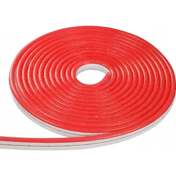 LED páska NEON LED FLEX 6x12 mm 12V IP67 voděodolný flexibilní červený 1 m