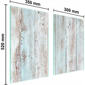 Kuchyňské prkénko Krájecí deska TMK ArtDeko sklo 2 ks