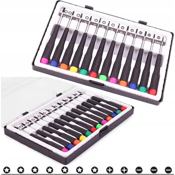 Vrták PRECZNÍ ŠROUBOVÁKY TORX 12 KS + POUZDRO SADA ŠROUBOVÁKŮ