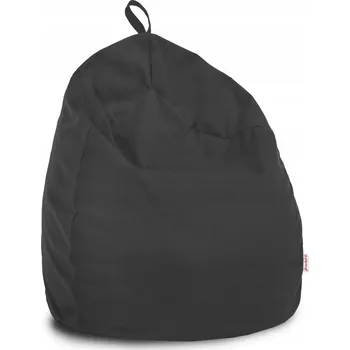 Sedací pytel Šedý sedací vak / pytel pro děti z plyše, velikost L