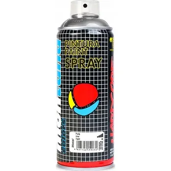 Barva ve spreji Montana Hardcore sprej Graffiti 400 ml Stříbrný Chrom