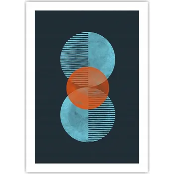 Obraz Plakát bez rámu do obýváku ložnice 50x70 abstrakce moderní módní obraz