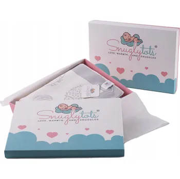 Prostěradlo Dětská deka Snuglytots 90 x 100 cm šedá se zvířátky