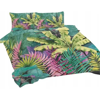 Povlečení Povlečení 220x200 Listy zelené barevné Univerzální