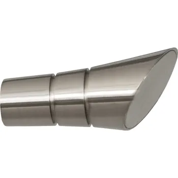 Obraz Koncovka záclonové tyče SALOMA 19 mm, efekt nerezové oceli