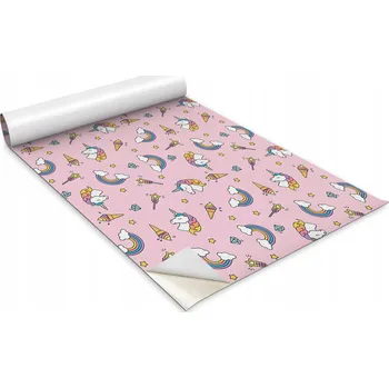 Fototapeta Dekorační fólie na nábytek a dveře Jednorožci a duhy 100 x 50 cm