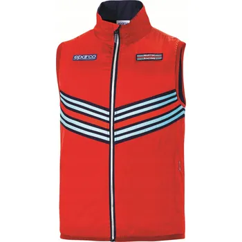 Moto bunda Vesta bez rukávů Sparco Martini Racing červená vel. S