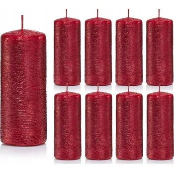 Svíčka Tradiční parafínová svíčka bez vůně Drobo 9 ks