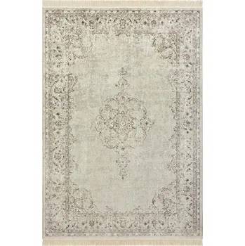 Koberec Tradiční béžovo-krémový koberec s třásněmi, Nouristan 195x300cm