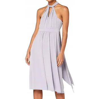 Dámské šaty ŠATY ELEGANTNÍ PASTELOVÉ VEČERNÍ NA SVATEBNÍ HOSTINA SCHŮZKU VEL. L