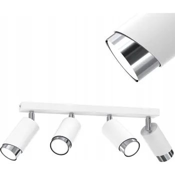 Stropní svítidlo LED lišta nastavitelné 4x Gu10 Bevel bílá