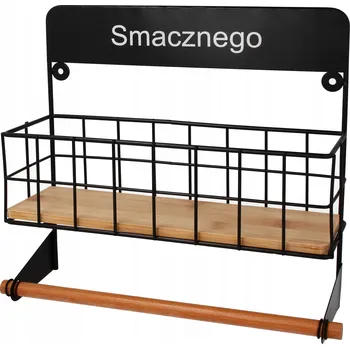 Obraz Półka na przyprawy wieszak na ręcznik