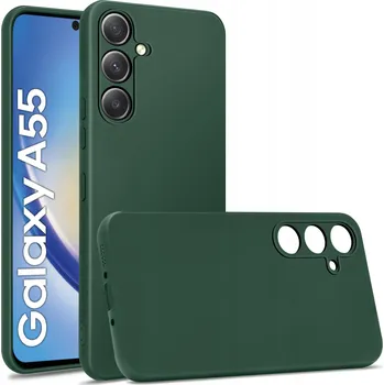 Pouzdro na mobilní telefon Zadní Kryt KrainaGSM pro Samsung, Galaxy A55 5G zelený