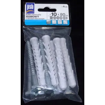 Hmoždinka Univerzální rámová hmoždinka 10x80mm se šroubem na klíč