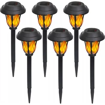 Venkovní osvětlení 6X Solární lampa LED Zahradní zápichovací lucerna LATARENKA PREMIUM