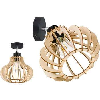 Nástěnné svítidlo Nástěnná lampa LED-ONE béžová, černá, šedá E27 60 W